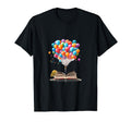Book Colorful Balloons Bookworm Reader T-Shirt - Fun Novelty Design Unisex - T-Shirt, Sweatshirt, Hoodie