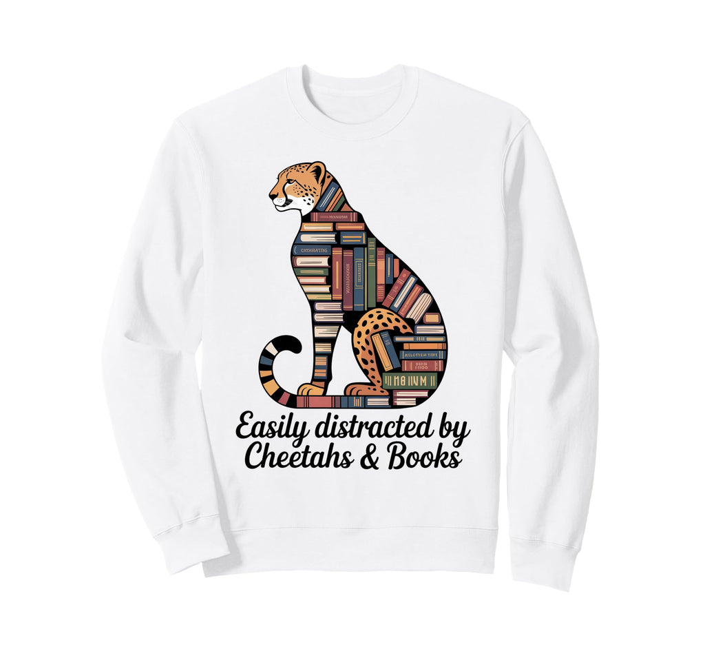 Cheetah Face Cheetah Stuff Sweatshirt - Fun Novelty Design for Adults - T-Shirt, Sweatshirt, Hoodie