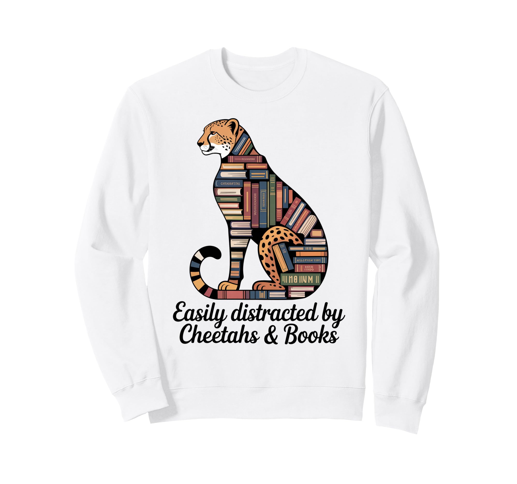 Cheetah Face Cheetah Stuff Sweatshirt - Fun Novelty Design for Adults - T-Shirt, Sweatshirt, Hoodie