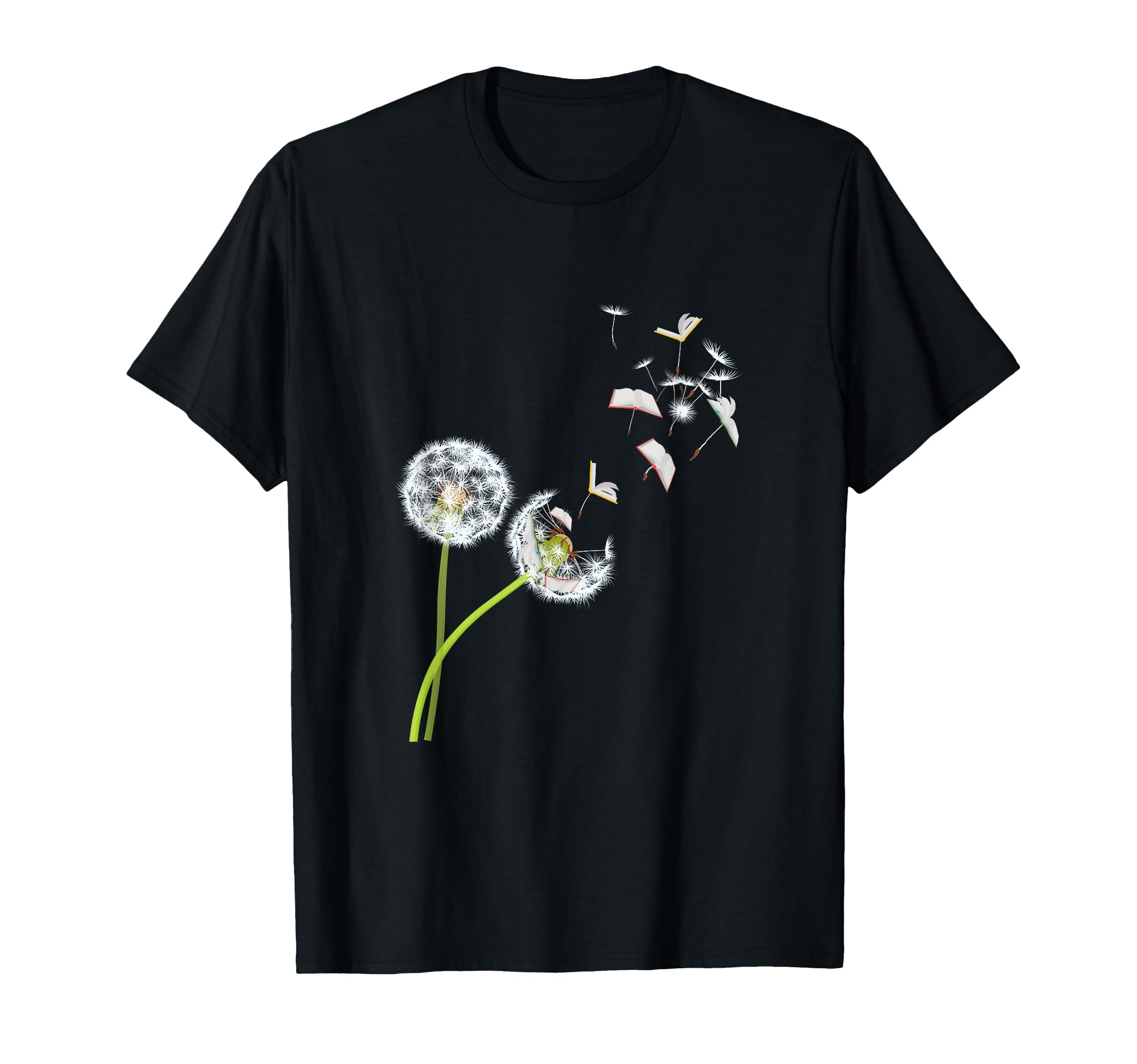 Dandelion Book Lover Gift Bibliophile T-Shirt - Trendy Graphic Men Women - T-Shirt, Sweatshirt, Hoodie