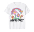Neurospicy Rainbow Groovy Adhd T-Shirt - Trendy Graphic Unisex - T-Shirt, Sweatshirt, Hoodie