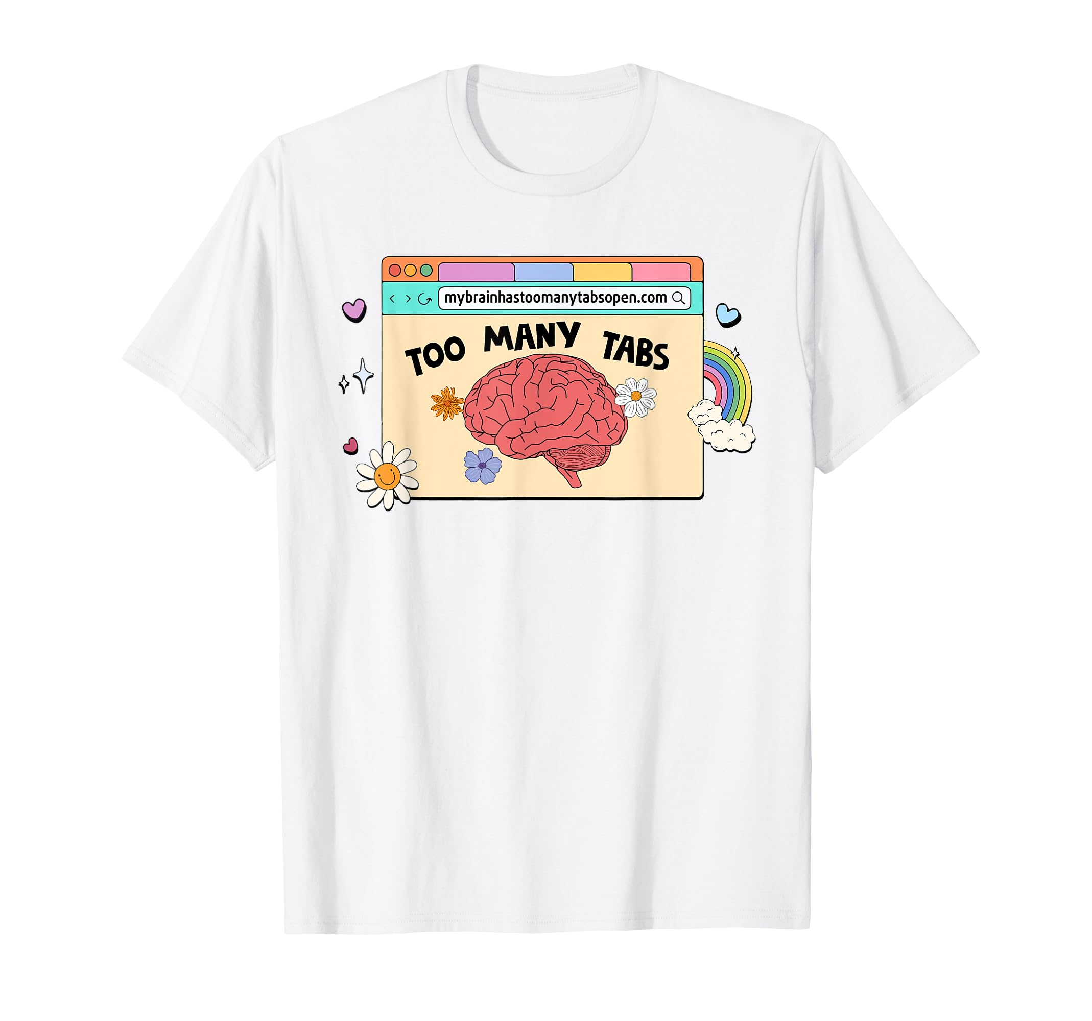 Mental Health Depression Anxiety Brain T-Shirt - Streetwear Style Unisex - T-Shirt, Sweatshirt, Hoodie