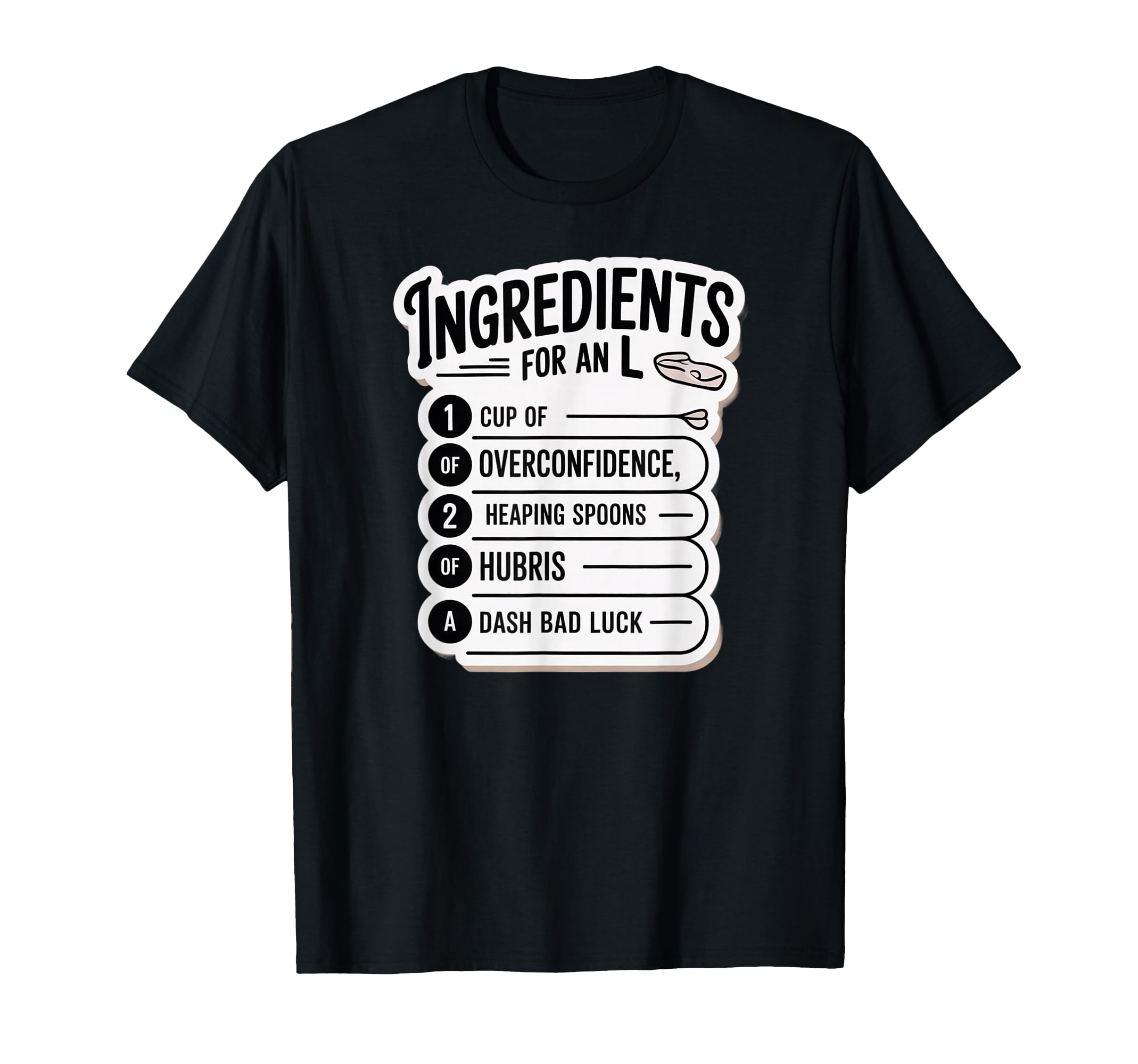 Recipe Regret L Formula T-Shirt - Aesthetic Graphic Men Women - T-Shirt, Sweatshirt, Hoodie