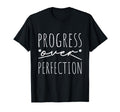 Progress Over Perfection Back To T-Shirt - Aesthetic Graphic for Adults - T-Shirt, Sweatshirt, Hoodie