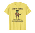 Hold Partner Im Overstimulated Frog T-Shirt - Minimalist Print for Adults - T-Shirt, Sweatshirt, Hoodie
