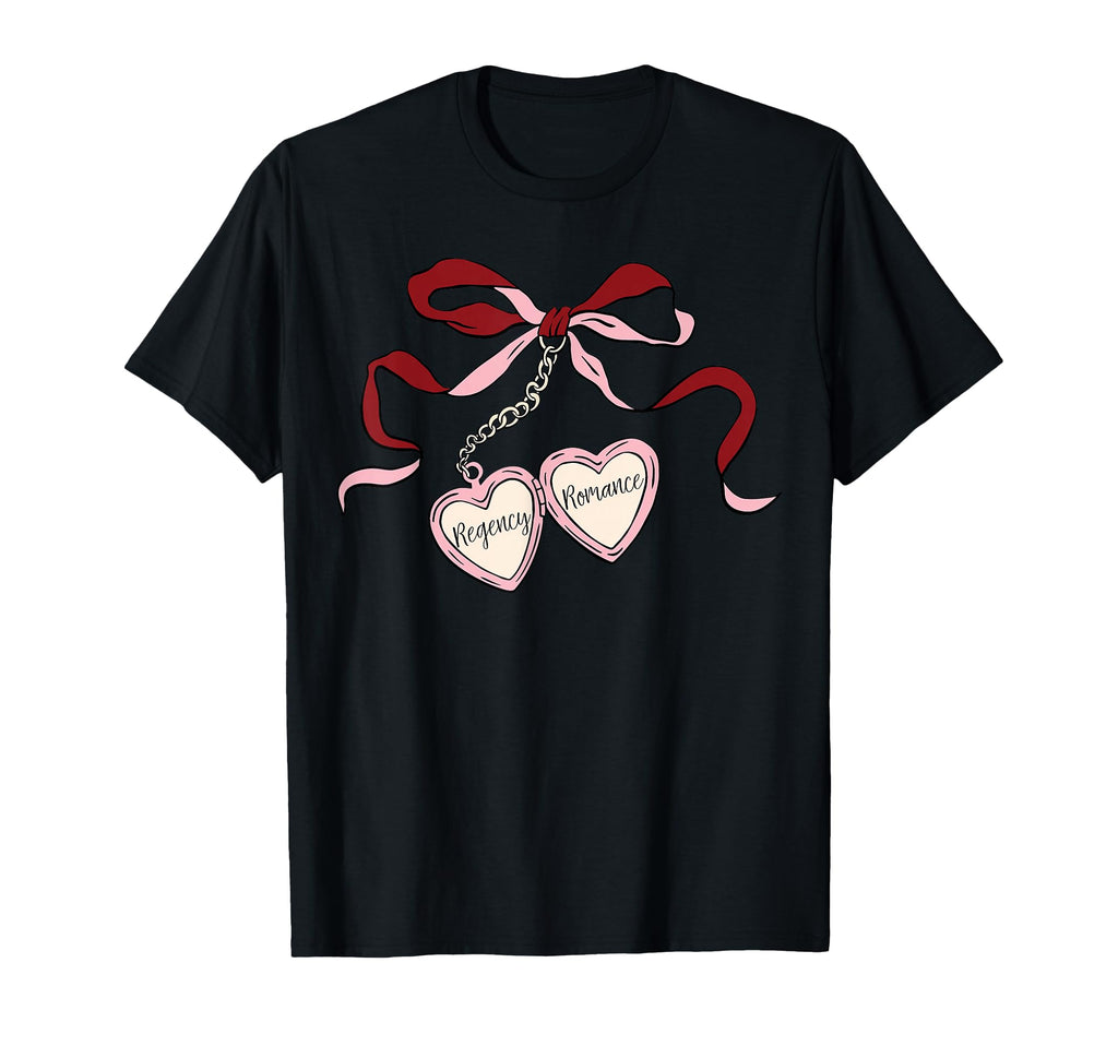 Regency Romance Locket Art Book Lover T-Shirt - Streetwear Style Men Women - T-Shirt, Sweatshirt, Hoodie