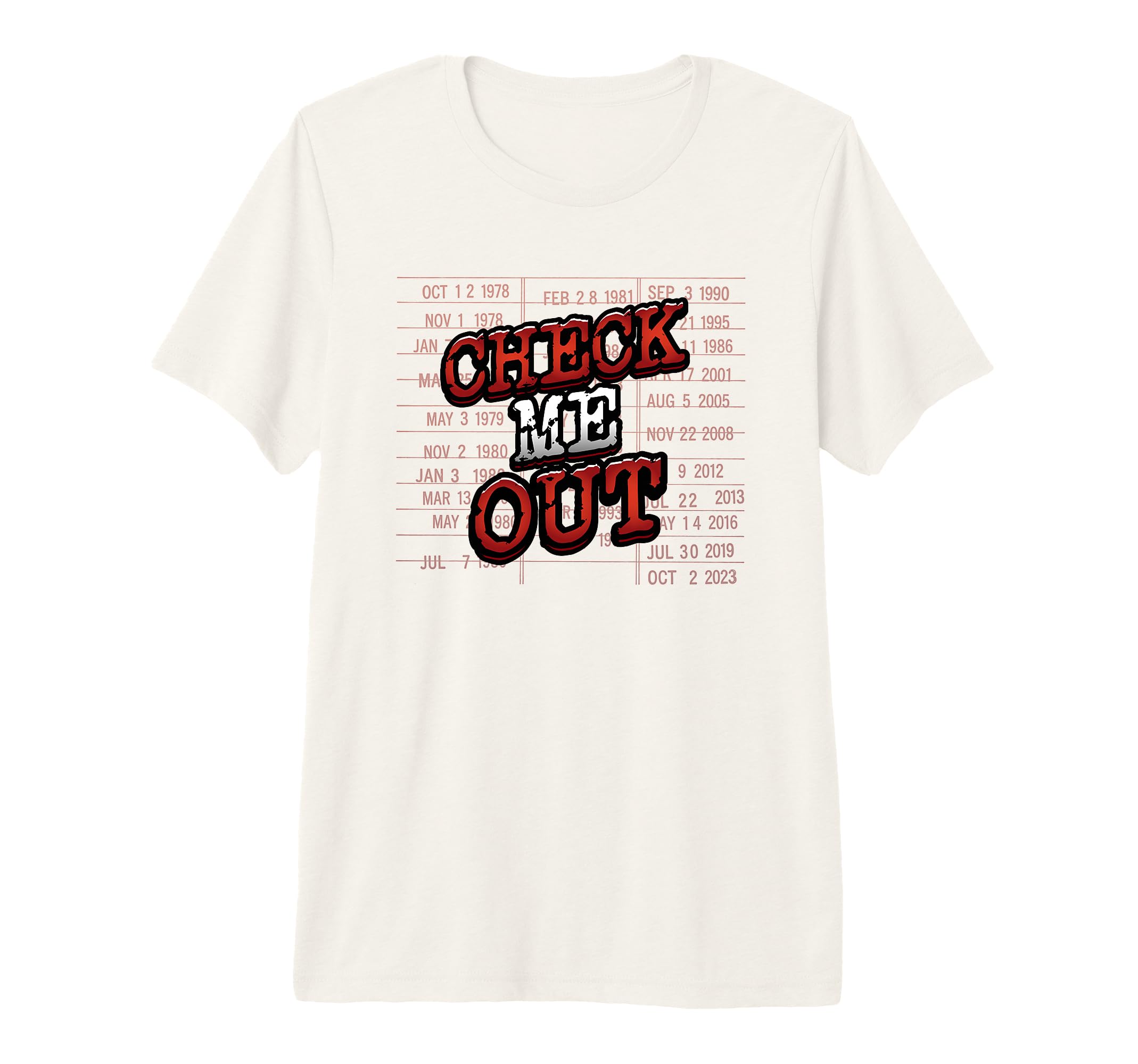 Check Me Out Librarian Book Lover T-Shirt - Custom Art Print Unisex - T-Shirt, Sweatshirt, Hoodie