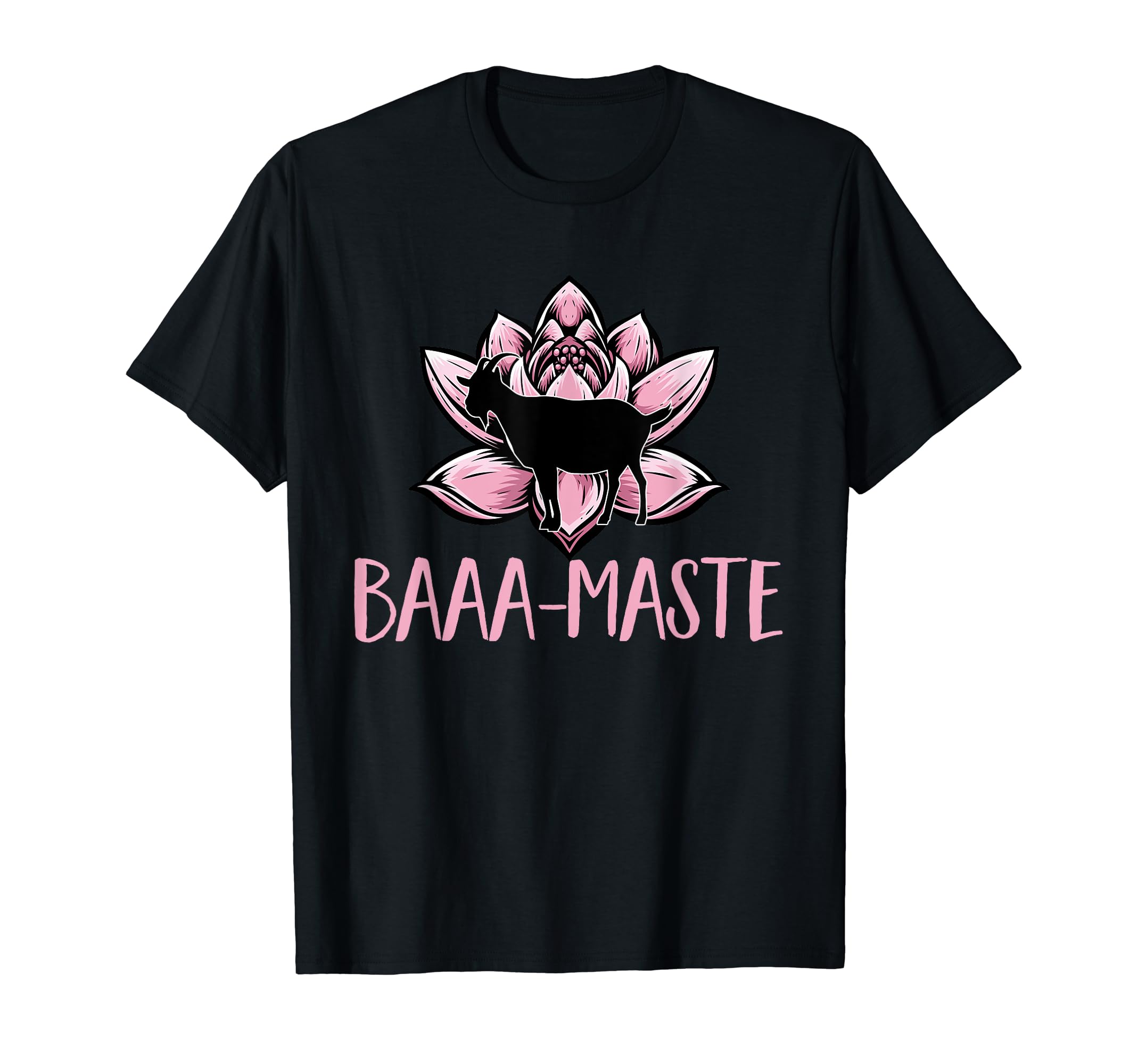Yoga Baaa Maste Goat Namaste Lotus T-Shirt - Streetwear Style Unisex - T-Shirt, Sweatshirt, Hoodie