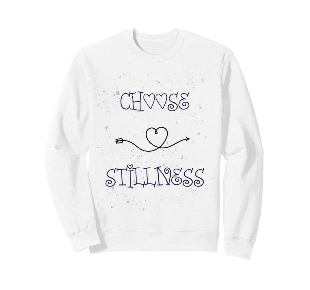 Choose Stillness Minimalist Heart Sweatshirt - Minimalist Print Unisex - T-Shirt, Sweatshirt, Hoodie