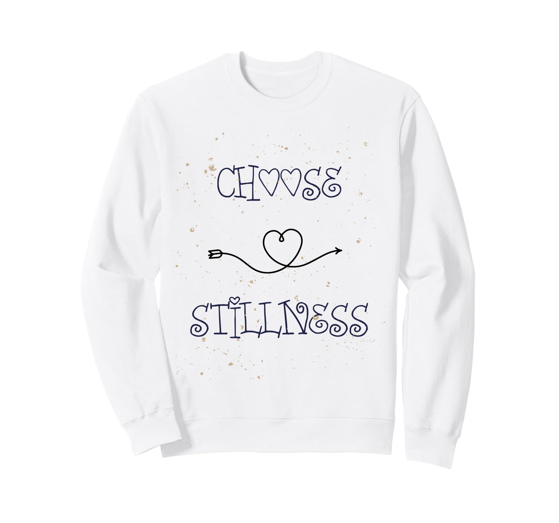 Choose Stillness Minimalist Heart Sweatshirt - Minimalist Print Unisex - T-Shirt, Sweatshirt, Hoodie