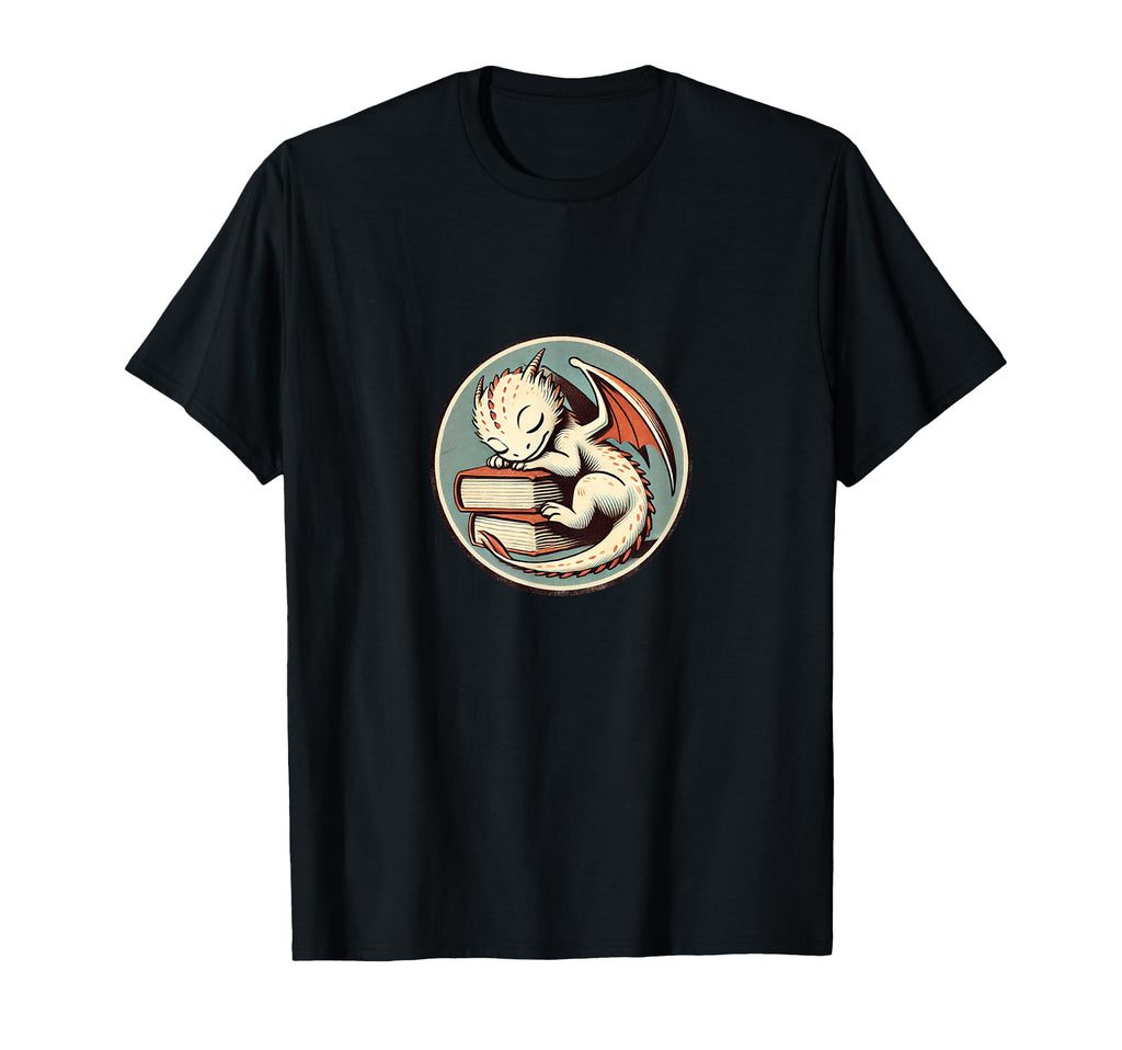 Sleeping Dragon Books T-Shirt - Casual Everyday Wear Men Women - T-Shirt, Sweatshirt, Hoodie