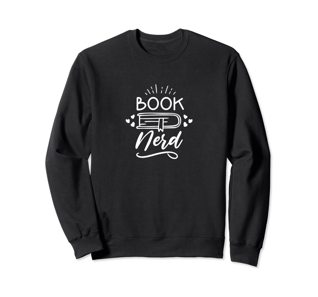 Book Nerd Book Lovers Sweatshirt - Minimalist Print Men Women - T-Shirt, Sweatshirt, Hoodie