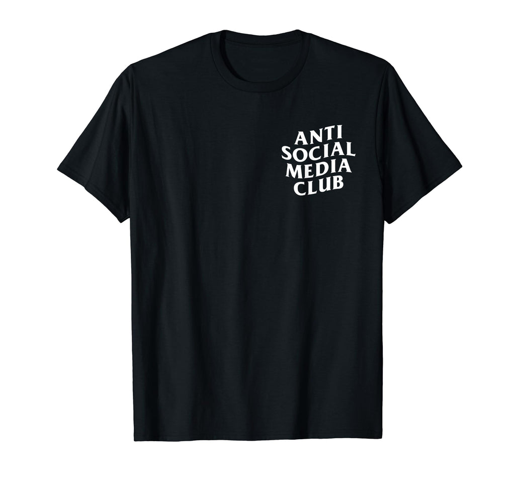 Anti Social Media Club Introverts Real T-Shirt - Unique Graphic for Adults - T-Shirt, Sweatshirt, Hoodie