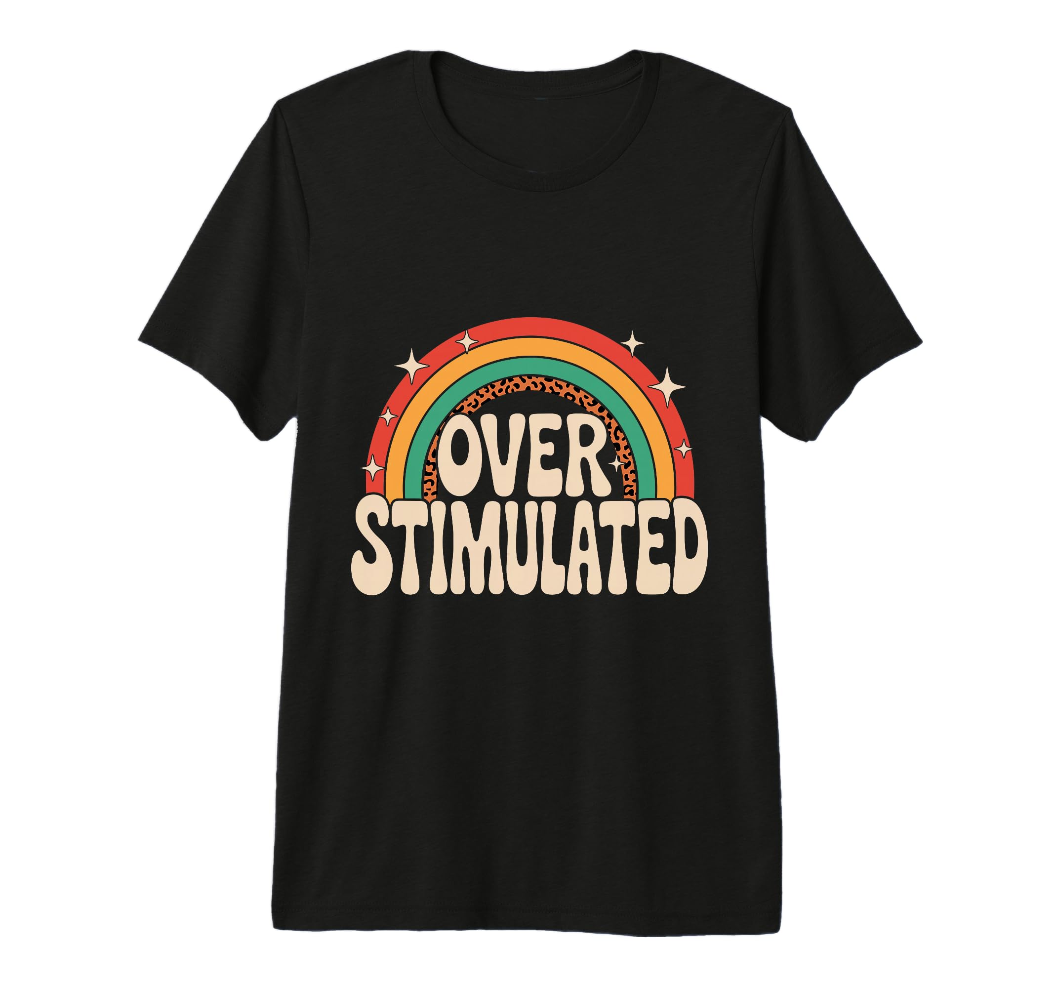 Neurodiverse Overstimulated Mental T-Shirt - Unique Graphic for Adults - T-Shirt, Sweatshirt, Hoodie