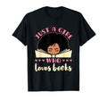 Just Who Loves Books African American T-Shirt - Unique Graphic for Adults - T-Shirt, Sweatshirt, Hoodie