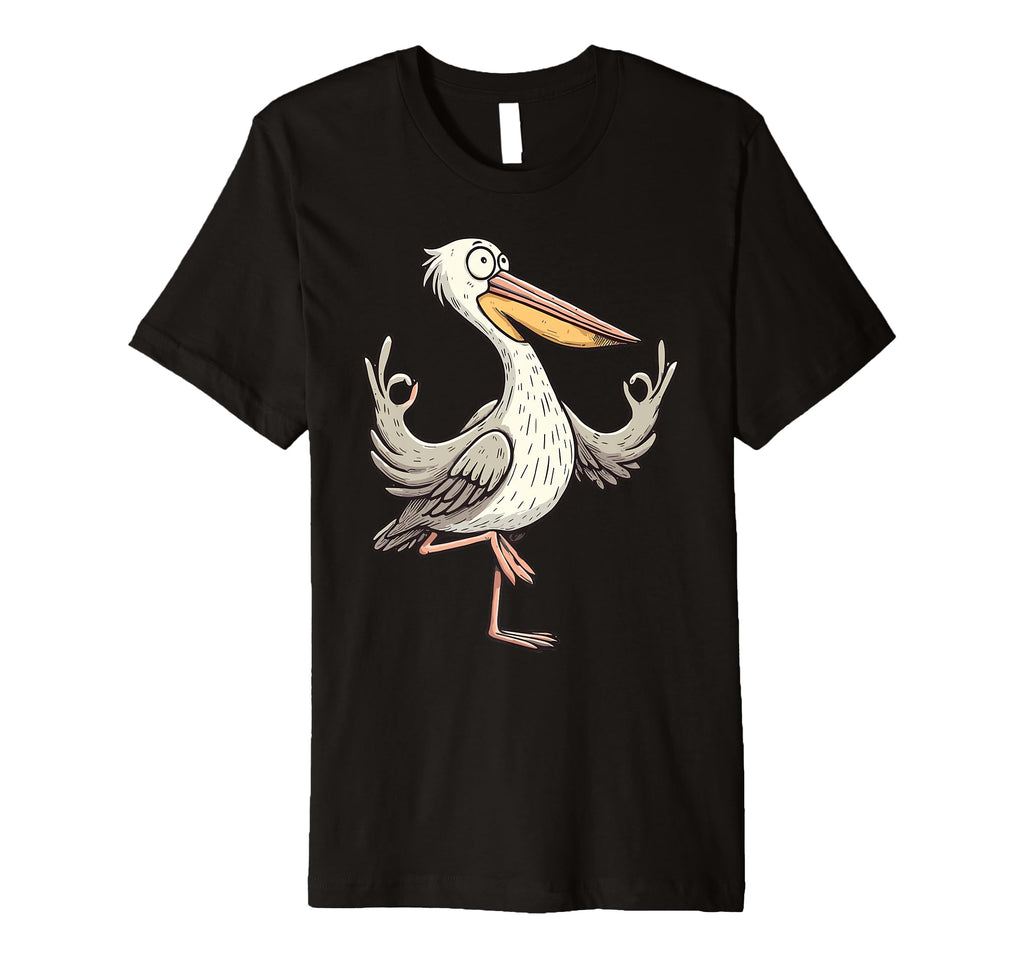 Meditation Pelican Yoga Pose Relaxing T-Shirt - Trendy Graphic Men Women - T-Shirt, Sweatshirt, Hoodie