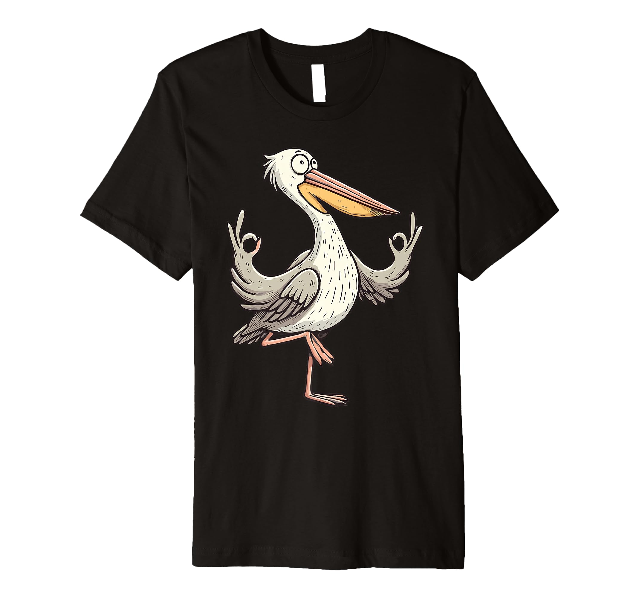 Meditation Pelican Yoga Pose Relaxing T-Shirt - Trendy Graphic Men Women - T-Shirt, Sweatshirt, Hoodie