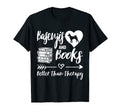 Basenjis And Books Better Than Therapy T-Shirt - Unique Graphic Unisex - T-Shirt, Sweatshirt, Hoodie