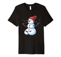 Meditation Snowman Yoga Pose Relaxing T-Shirt - Novelty Apparel for Adults - T-Shirt, Sweatshirt, Hoodie