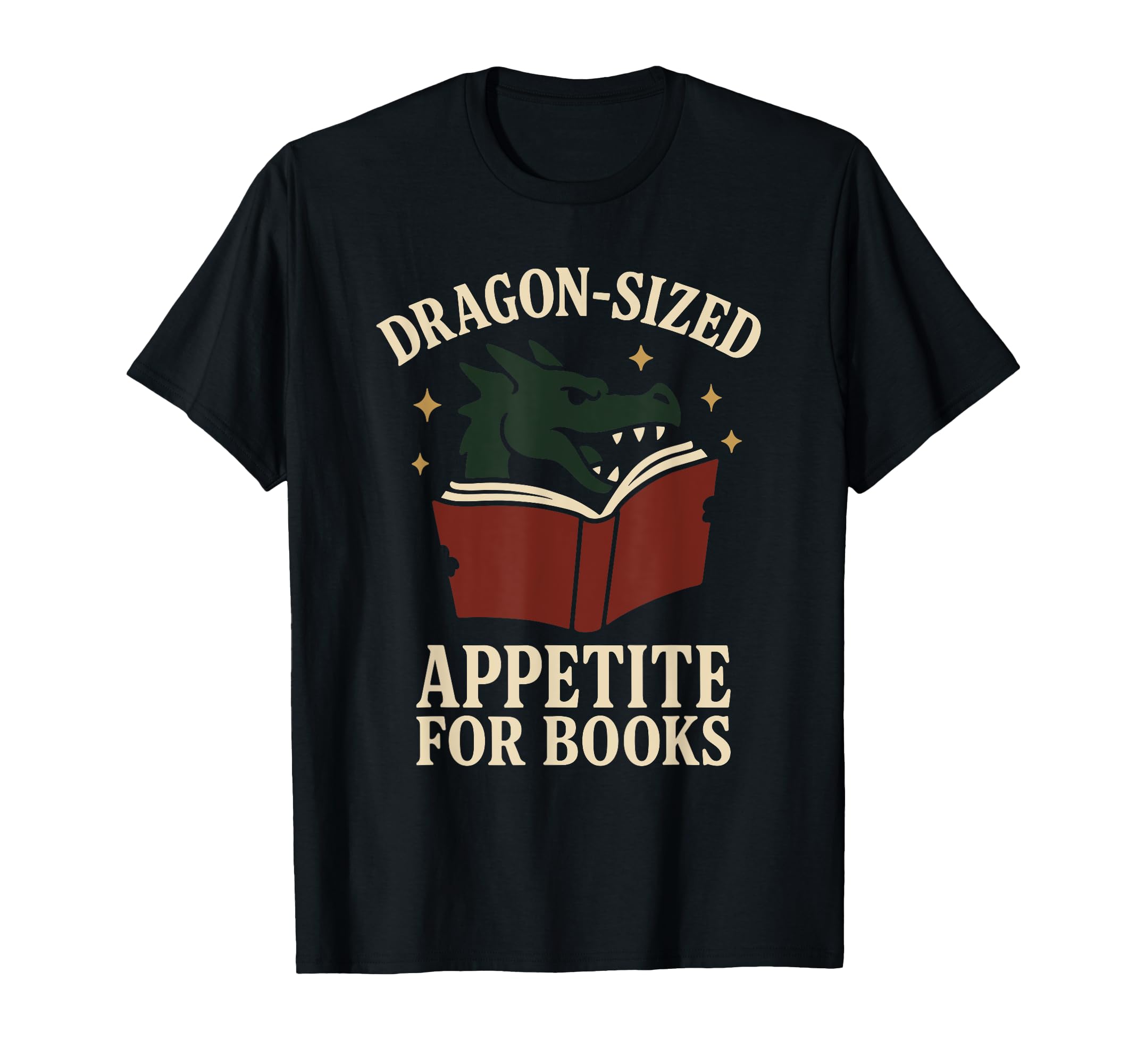 Book Dragon Fantasy Reader Cozy Reading T-Shirt - Novelty Apparel Unisex - T-Shirt, Sweatshirt, Hoodie