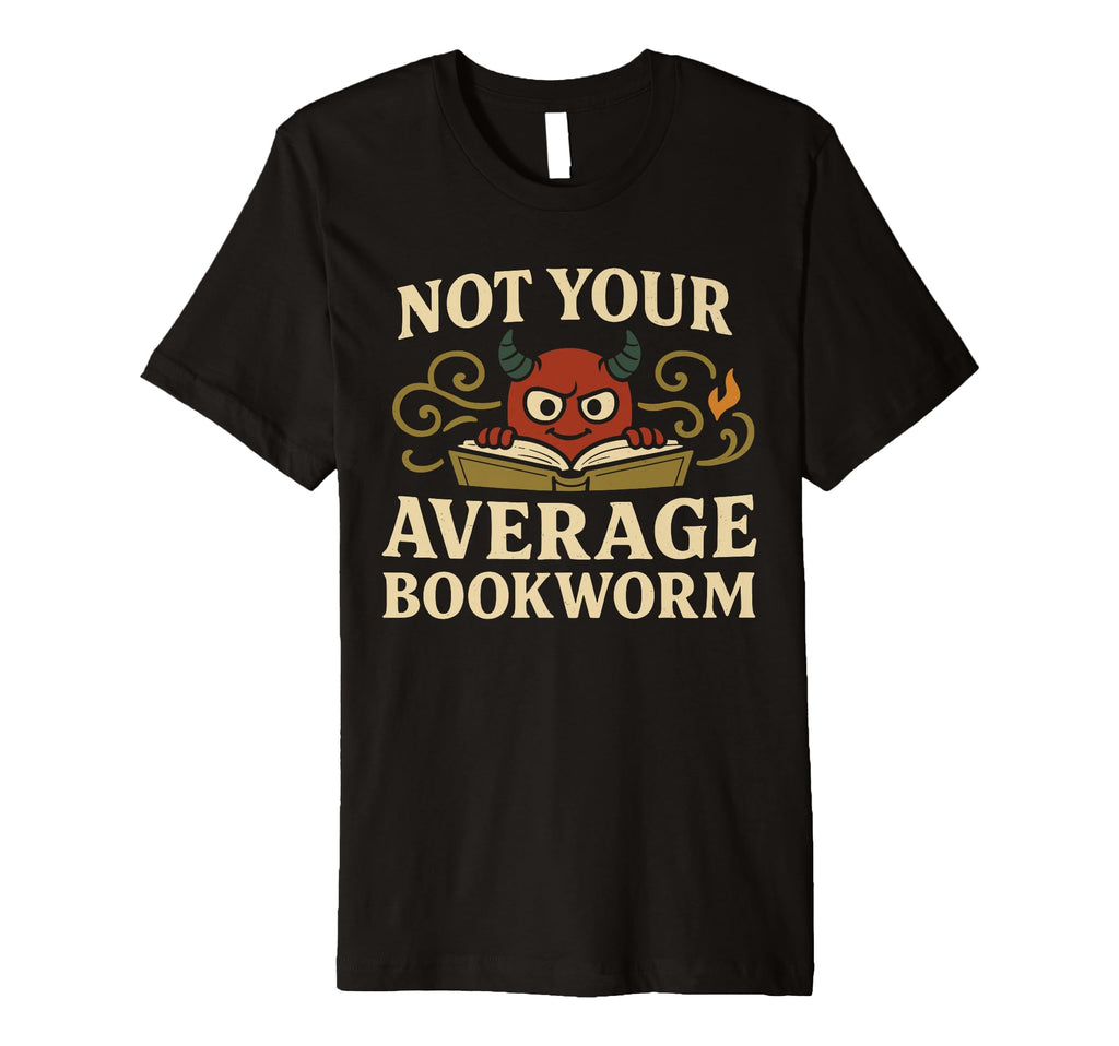 Book Dragon Reading Monster Funny T-Shirt - Graphic Print for Adults - T-Shirt, Sweatshirt, Hoodie