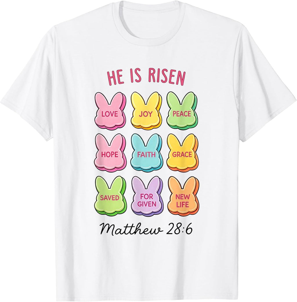 Christian Matthew 28:6 Bible Verse Tee Unisex T-shirt, Sweatshirt, Hoodie, Long Sleeve Tee - T-Shirt, Sweatshirt, Hoodie