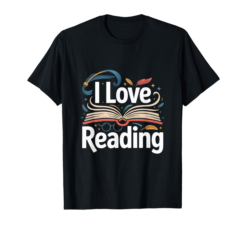 I Love Reading Open Book Magic T-Shirt - Unique Graphic for Adults - T-Shirt, Sweatshirt, Hoodie
