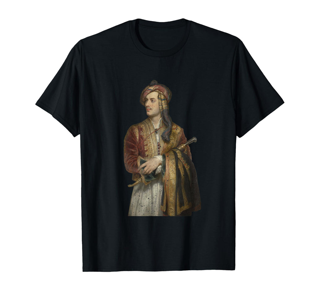 Lord Byron Distressed T-Shirt - Fun Novelty Design Men Women - T-Shirt, Sweatshirt, Hoodie