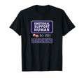 Emotional Support Human Dachshund Dog T-Shirt - Fun Novelty Design Unisex - T-Shirt, Sweatshirt, Hoodie