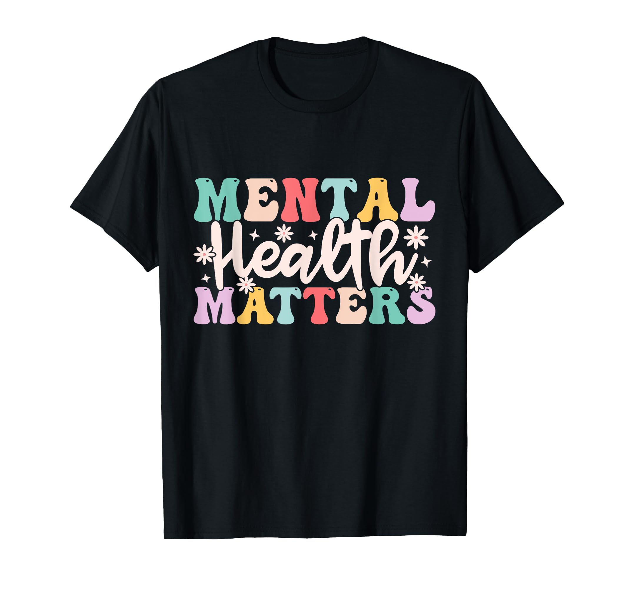 Mental Health Matters End Stigma T-Shirt - Minimalist Print Unisex - T-Shirt, Sweatshirt, Hoodie