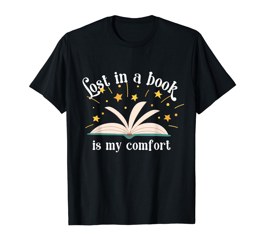 Funny Is My Comfort Meme Book Reading T-Shirt - Unique Graphic Men Women - T-Shirt, Sweatshirt, Hoodie