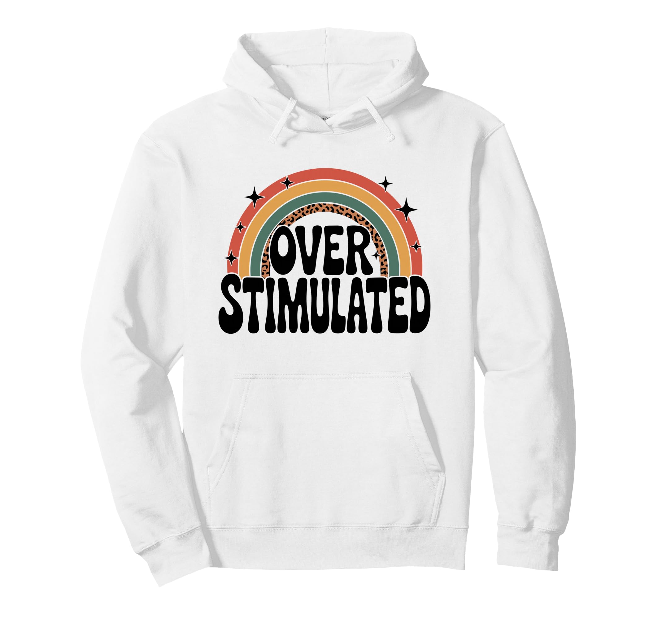 Neurodiverse Overstimulated Mental Health Hoodie - Custom Art Print Unisex - T-Shirt, Sweatshirt, Hoodie