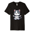 Meditation Cat Yoga Pose Relaxing T-Shirt - Streetwear Style for Adults - T-Shirt, Sweatshirt, Hoodie