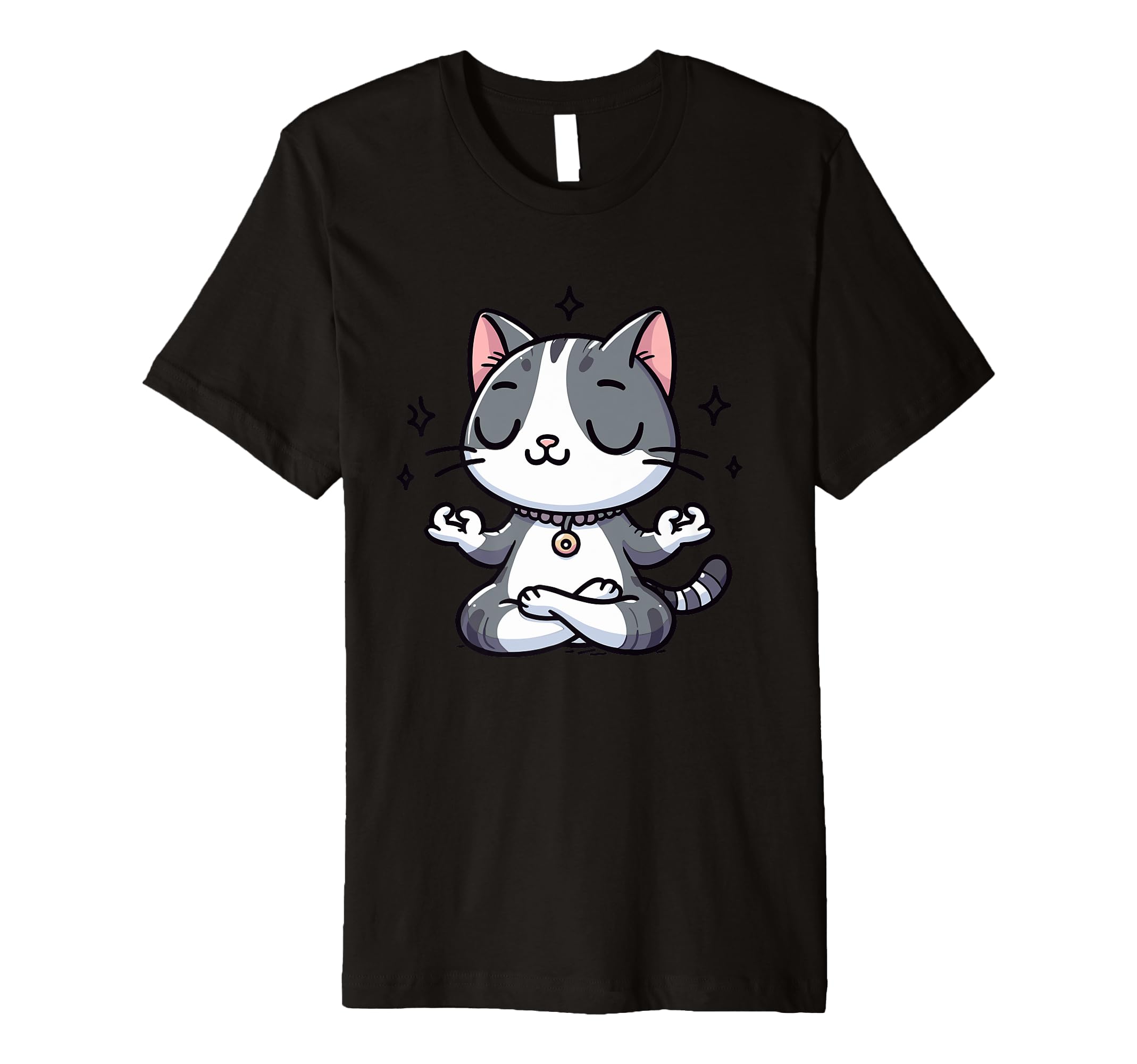 Meditation Cat Yoga Pose Relaxing T-Shirt - Streetwear Style for Adults - T-Shirt, Sweatshirt, Hoodie
