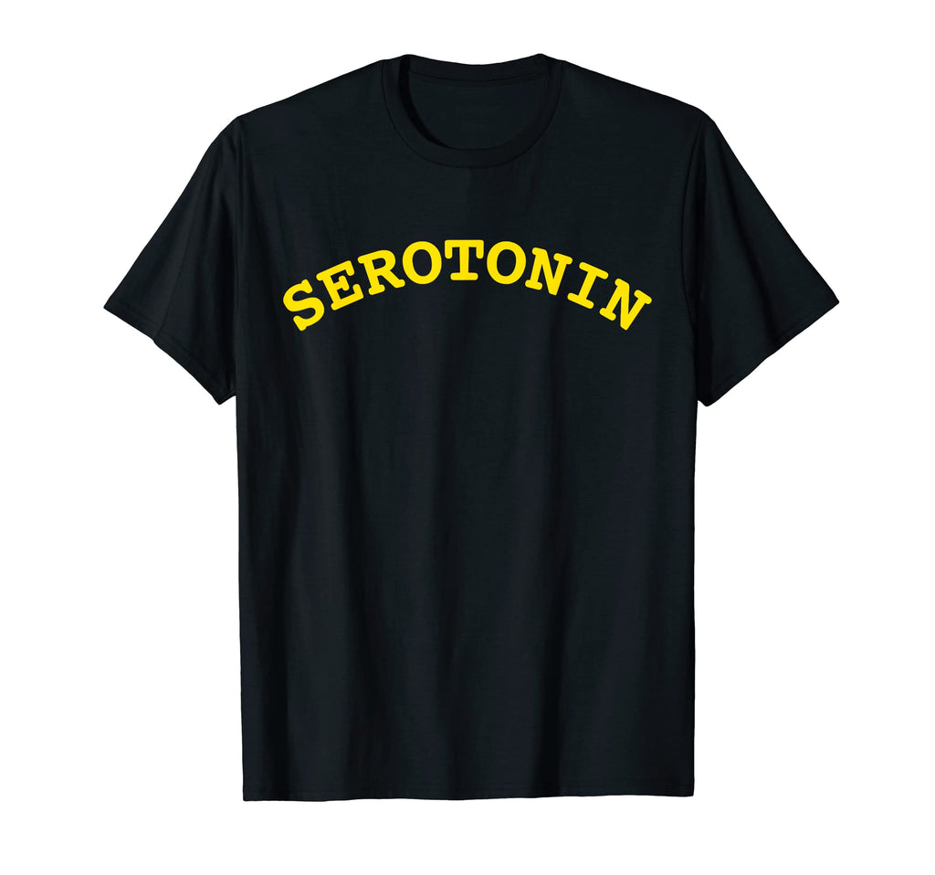 Serotonin Positive Happy Vibes T-Shirt - Unique Graphic for Adults - T-Shirt, Sweatshirt, Hoodie