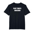 Plot Twist Unicorn Mens Big And Tall T-Shirt - Custom Art Print Men Women - T-Shirt, Sweatshirt, Hoodie