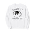 Currently Crashing Out Anxiety Cat Sweatshirt - Custom Art Print Men Women - T-Shirt, Sweatshirt, Hoodie