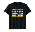 Depression 1 Star Review Mental T-Shirt - Casual Everyday Wear Men Women - T-Shirt, Sweatshirt, Hoodie