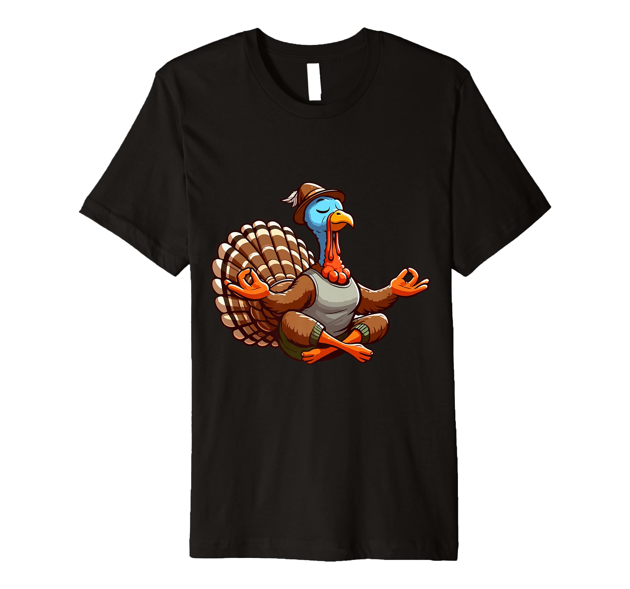 Meditation Turkey Yoga Pose Relaxing T-Shirt - Streetwear Style Unisex - T-Shirt, Sweatshirt, Hoodie