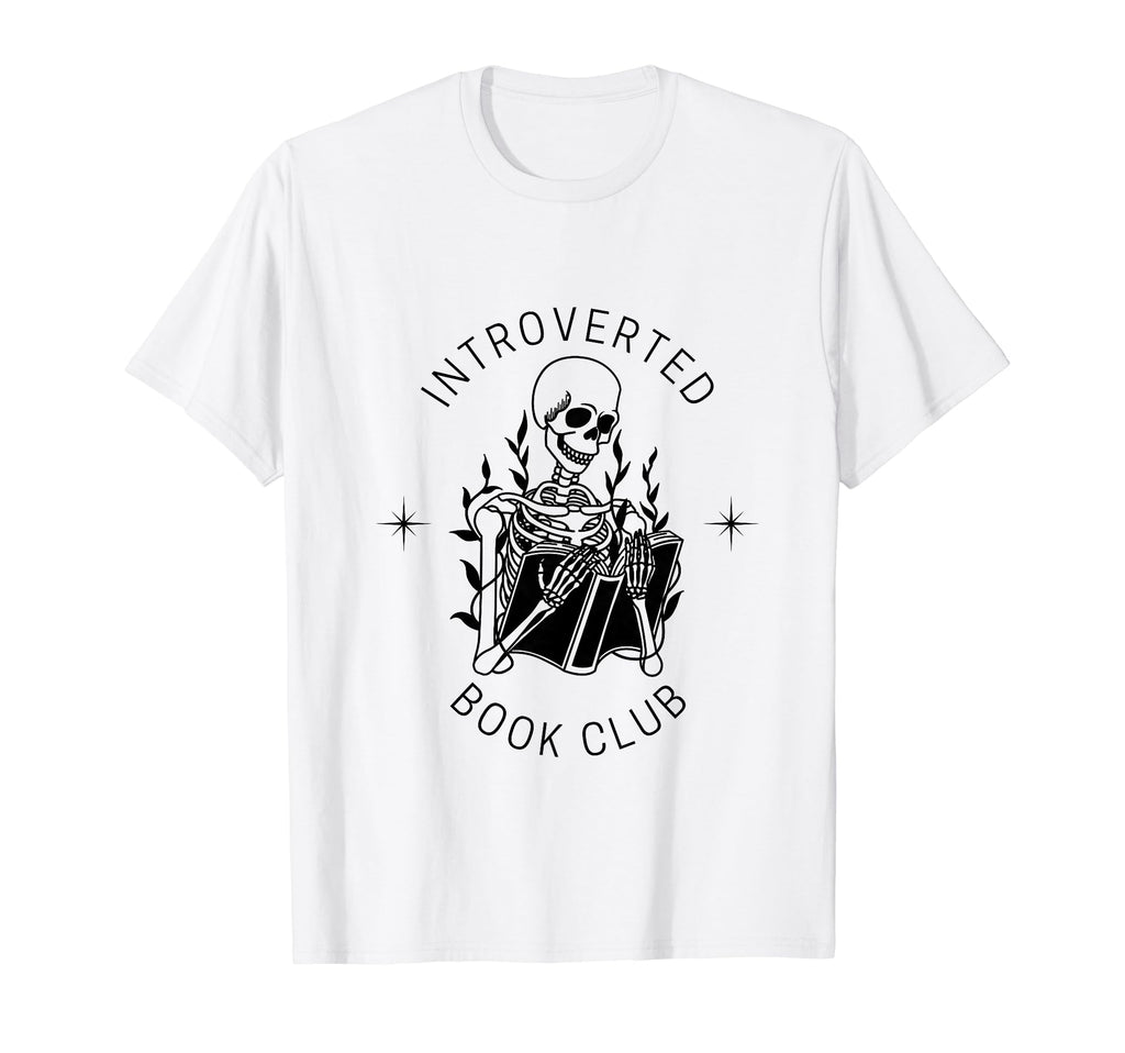 Introverted Book Club Social Club T-Shirt - Streetwear Style for Adults - T-Shirt, Sweatshirt, Hoodie