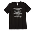 Womens Therapy Dog Team Loving T-Shirt - Casual Everyday Wear for Adults - T-Shirt, Sweatshirt, Hoodie