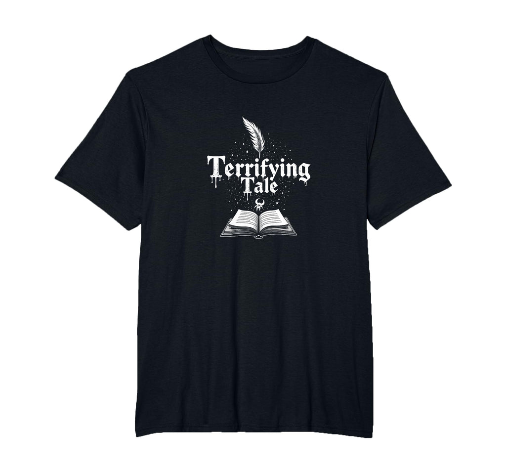 Halloween Literature Terrifying Tale T-Shirt - Trendy Graphic Men Women - T-Shirt, Sweatshirt, Hoodie