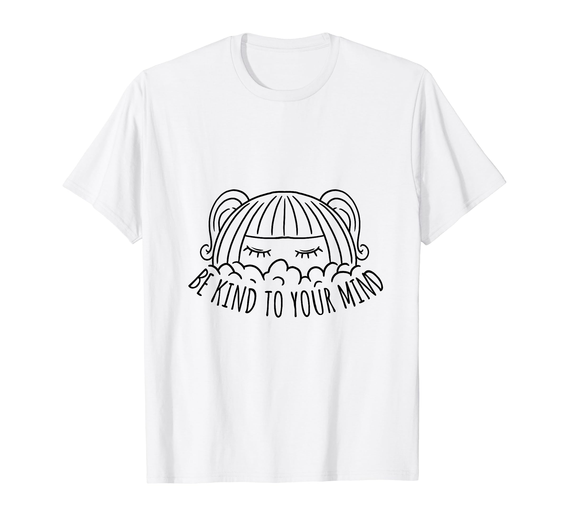 Be Kind To Your Mind Vanilla T-Shirt - Minimalist Print Men Women - T-Shirt, Sweatshirt, Hoodie