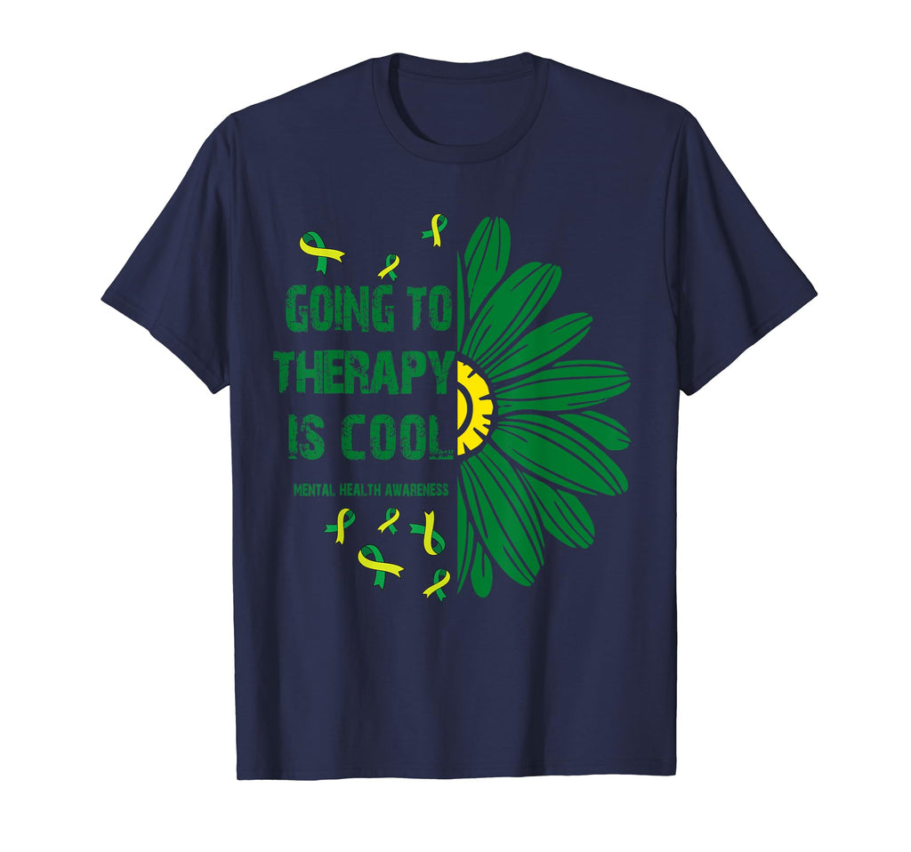 Going To Therapy Mental Health Matter T-Shirt - Minimalist Print Unisex - T-Shirt, Sweatshirt, Hoodie