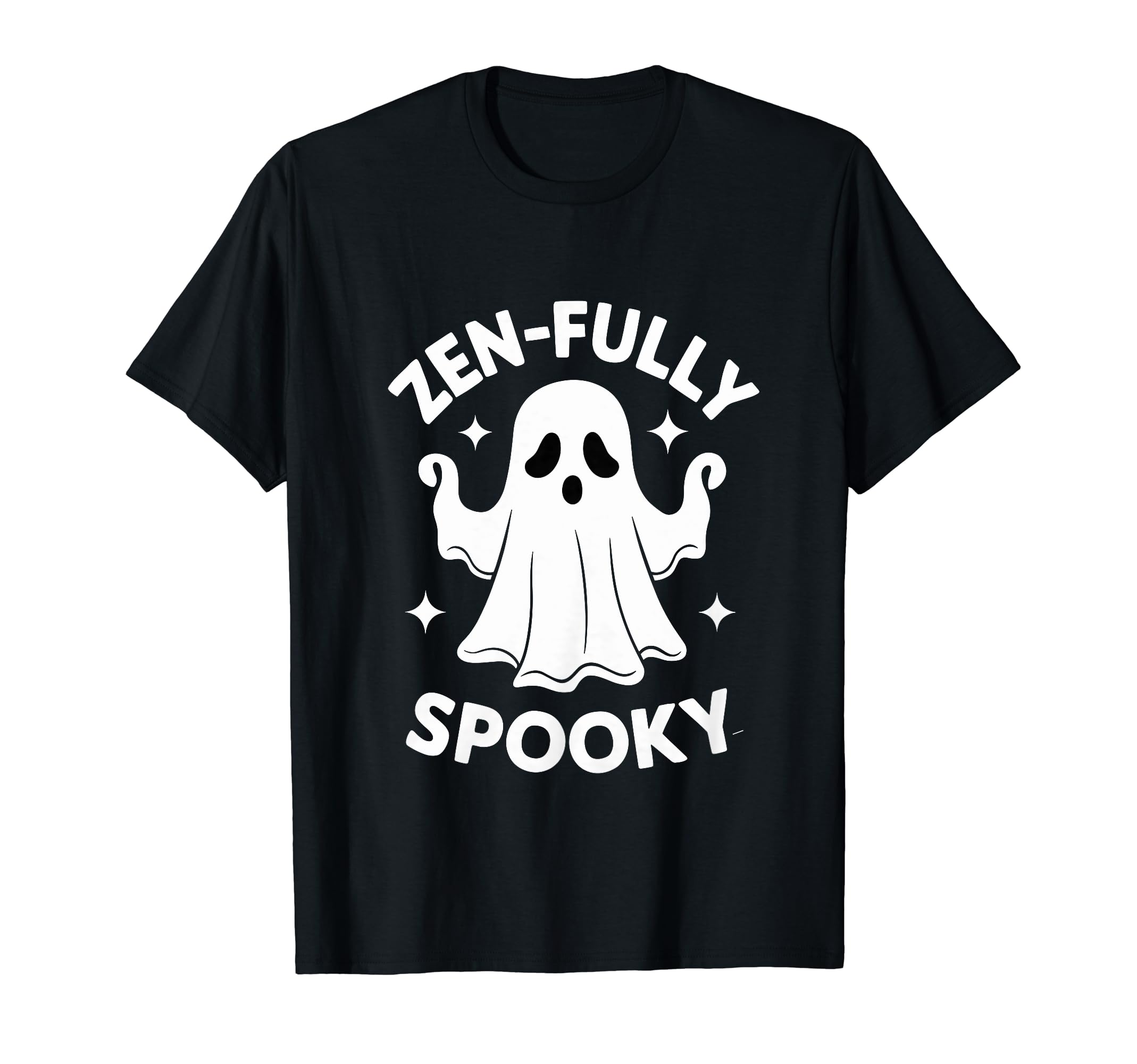Ghost Monster Meditation Mindfulness T-Shirt - Trendy Graphic Men Women - T-Shirt, Sweatshirt, Hoodie