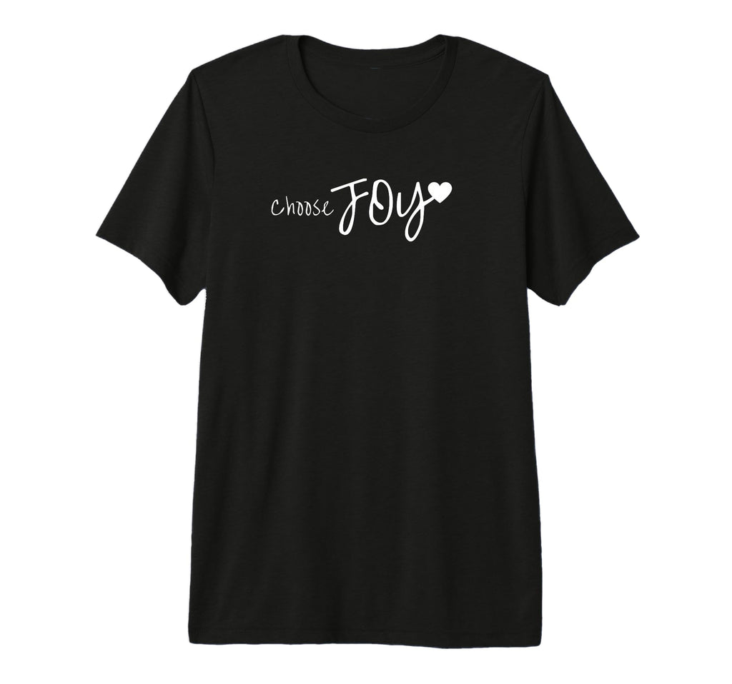 Choose Joy Heart Inspirational T-Shirt - Fun Novelty Design Unisex - T-Shirt, Sweatshirt, Hoodie