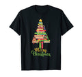 Merry Family Matching Library Tree T-Shirt - Novelty Apparel for Adults - T-Shirt, Sweatshirt, Hoodie