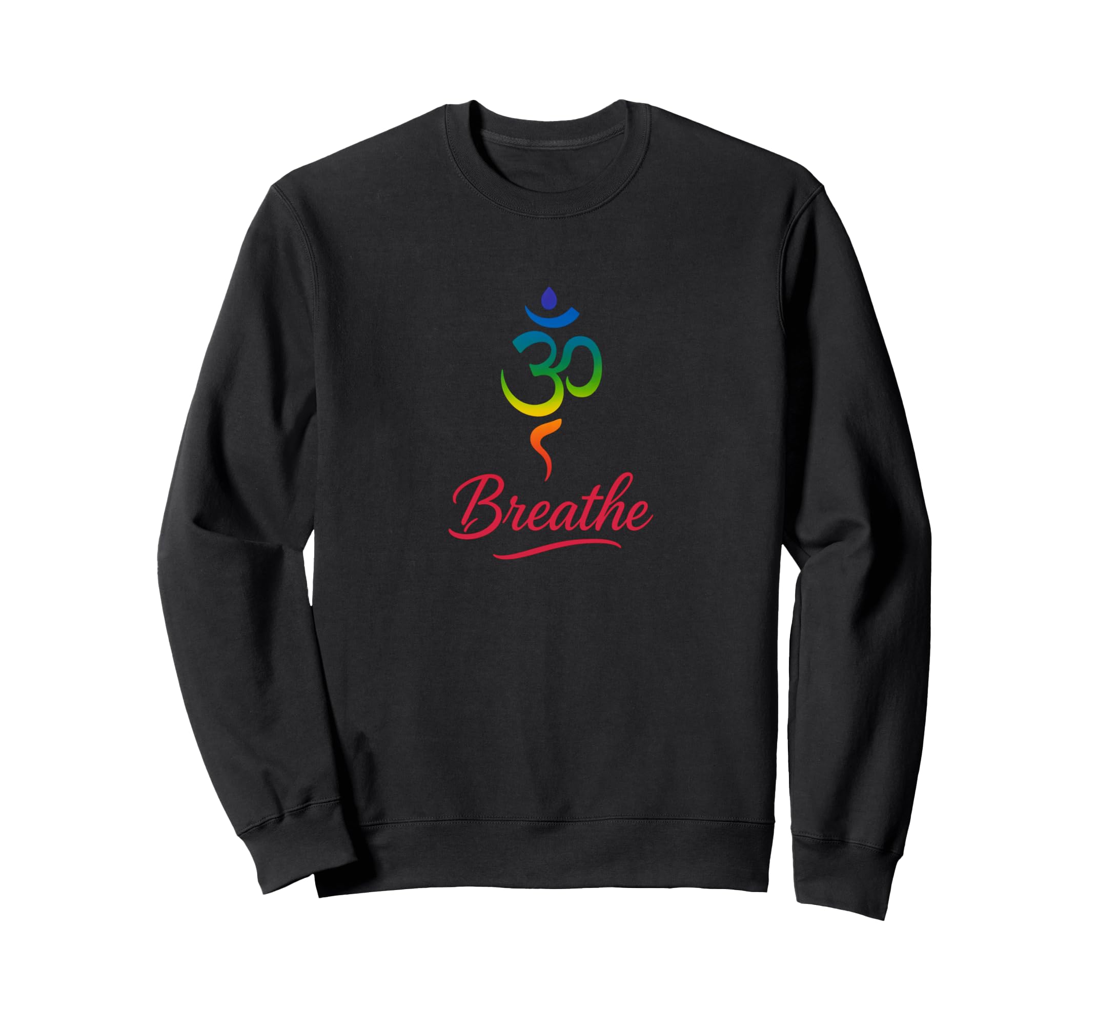 Breathe Chakra Symbol Yoga Meditation Sweatshirt - Graphic Print Unisex - T-Shirt, Sweatshirt, Hoodie
