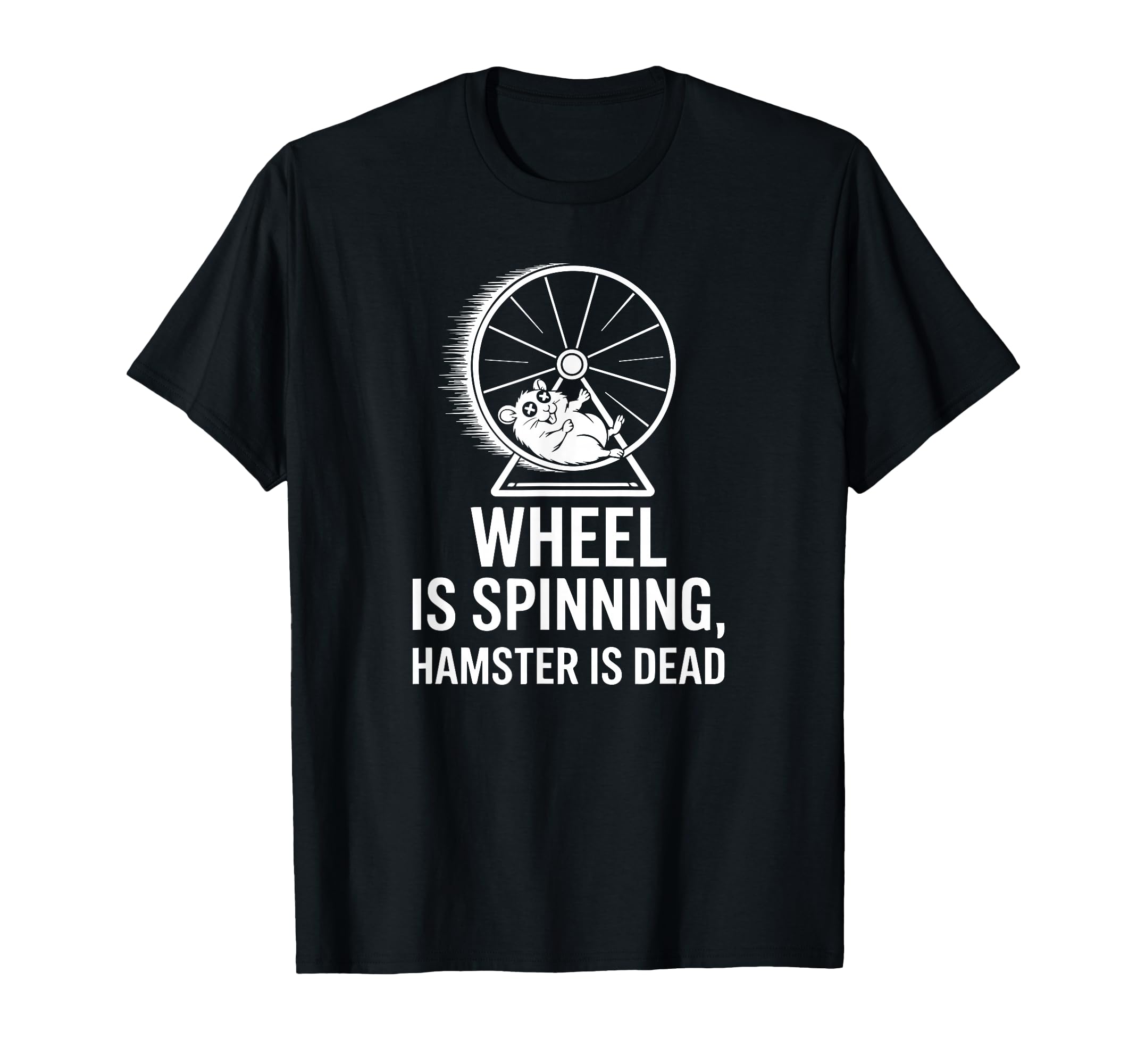 Brain Fog Hamster Wheel Dead Funny Adhd T-Shirt - Aesthetic Graphic Unisex - T-Shirt, Sweatshirt, Hoodie