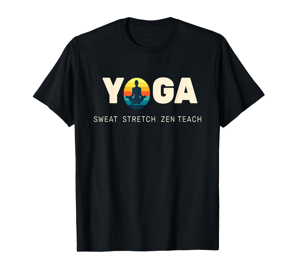 Yoga Zen Stretch Balance Flow T-Shirt - Casual Everyday Wear Unisex - T-Shirt, Sweatshirt, Hoodie